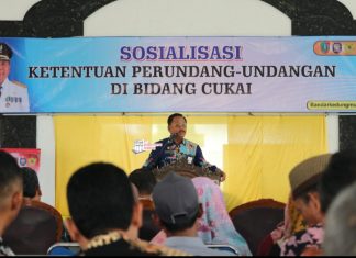 Ojek Online dan Perangkat Desa Jadi Sasaran Sosialisasi Cukai
