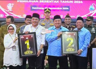 Pilkada Jombang Sudah Sampai Tahapan Pengambilan Nomor Urut dan Deklarasi Damai