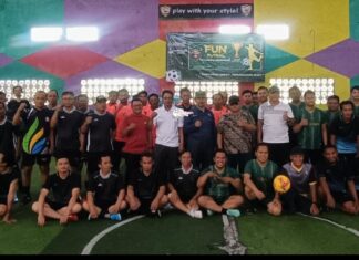 Fun Futsal Antar Pegawai, Upaya PT.SGN PG Tjoekir Jaga Semangat dan Motivasi.