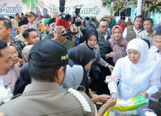 Kendalikan Inflasi Ketahanan Pangan, Disdagrin Jatim Gelar Pasar Murah